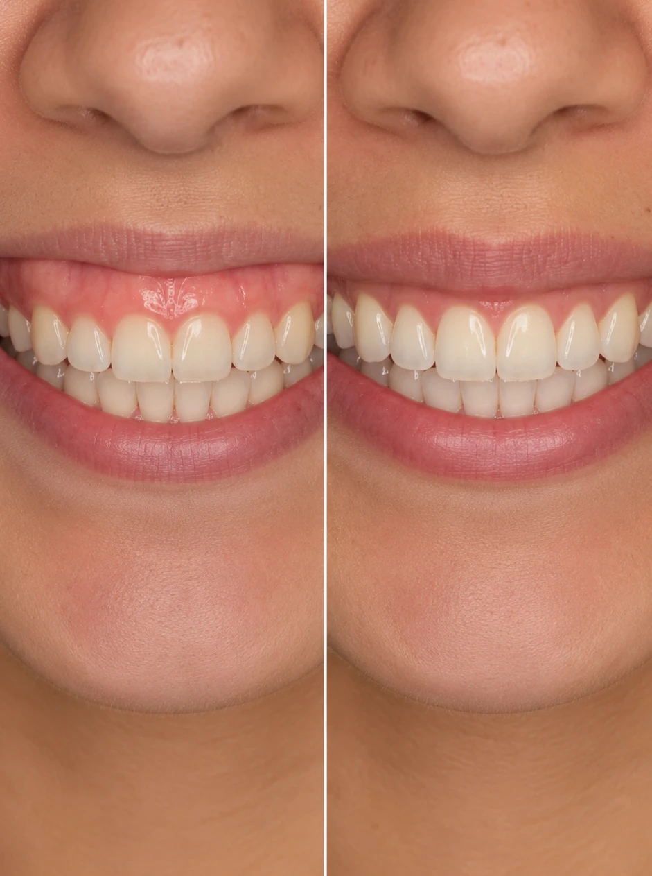 Tratamiento de sonrisa gingival