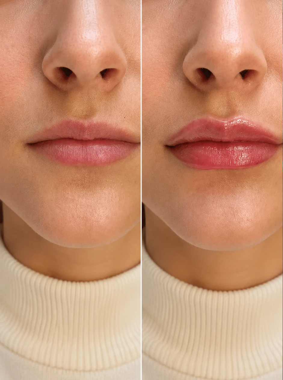 Hidratación y aumento de labios